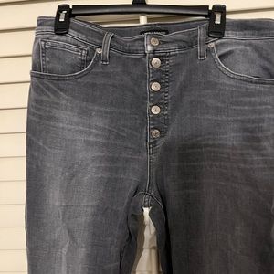 Lucky Brand Skinny Ava Gray Jeans 16/33